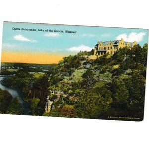 1930-40s Vintage Post Card Castle Hahatonka Lake of the Ozarks, Missouri